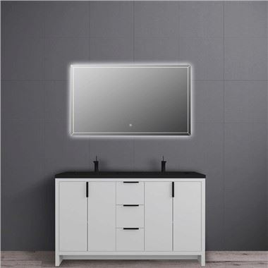 Moderní design dvojité umyvadlo melaminová koupelna marnost