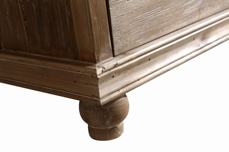Hot Sale Distressed Retro Solid Wood Bathroom Cabinet