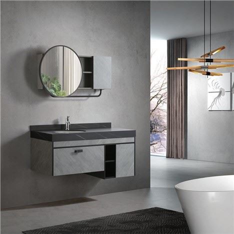 Nástěnná slinnatá kamenná umyvadla Polywood koupelnová skříňka